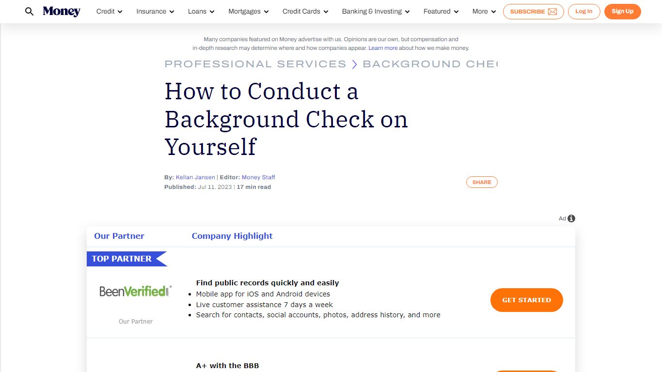 How to Conduct a Background Check on Yourself | Money